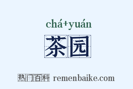茶园是什么意思的图片